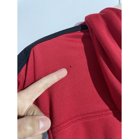 The North Face Steep Tech Jacket Mens L Red Scot Schmidt Hood Sweat Nylon Ski - Picture 5 of 16